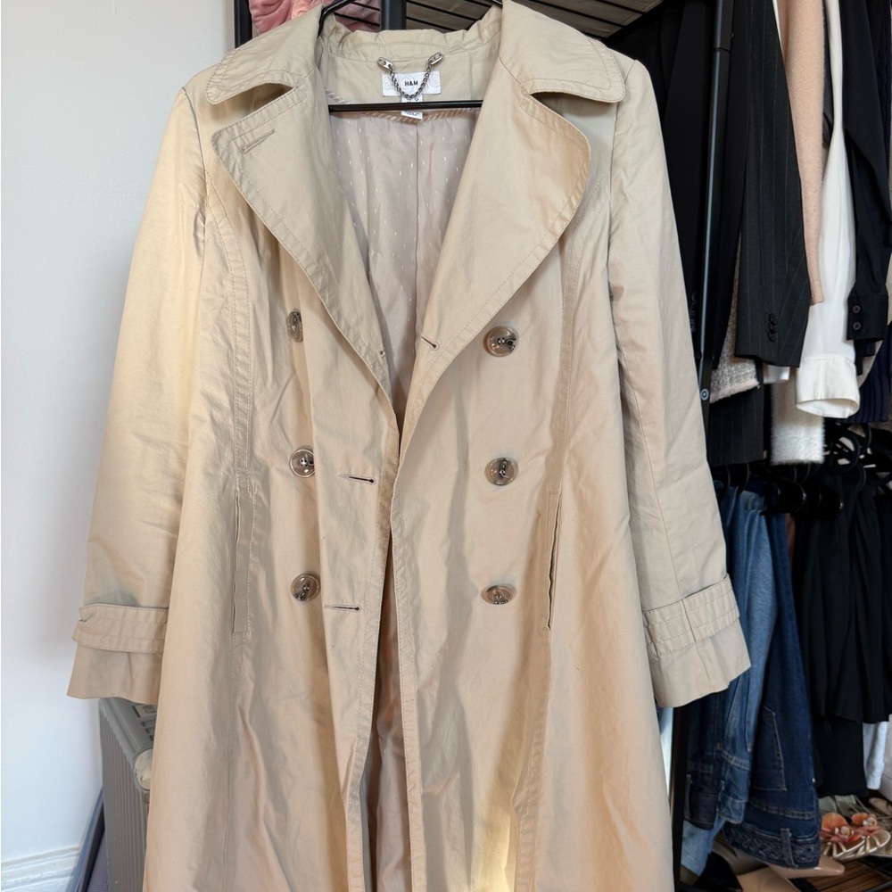 H&M Classic Beige Trench Coat